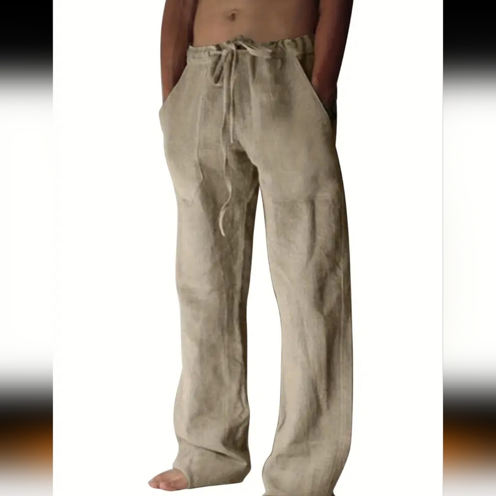 Women's Plus Size Cotton Linen pants